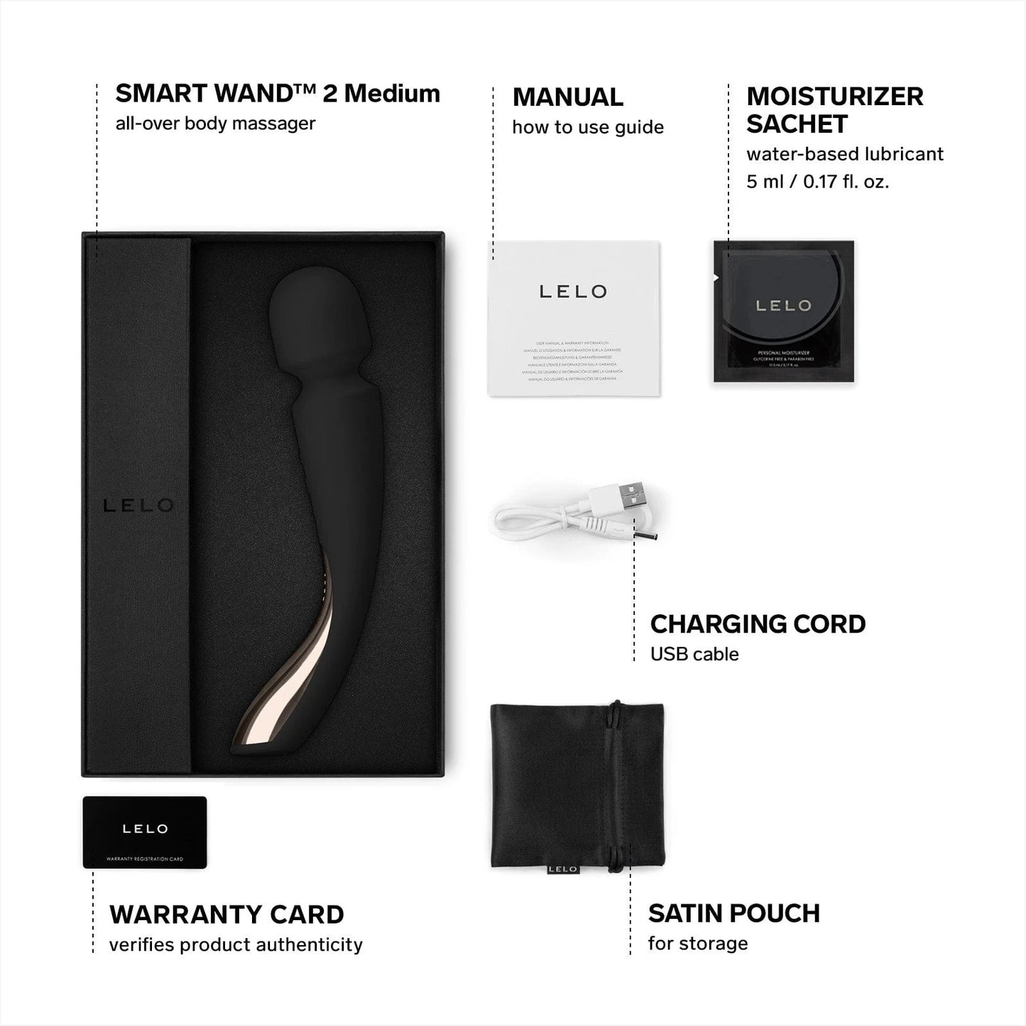 LELO Lelo Smart Wand 2 Medium Wand Massager