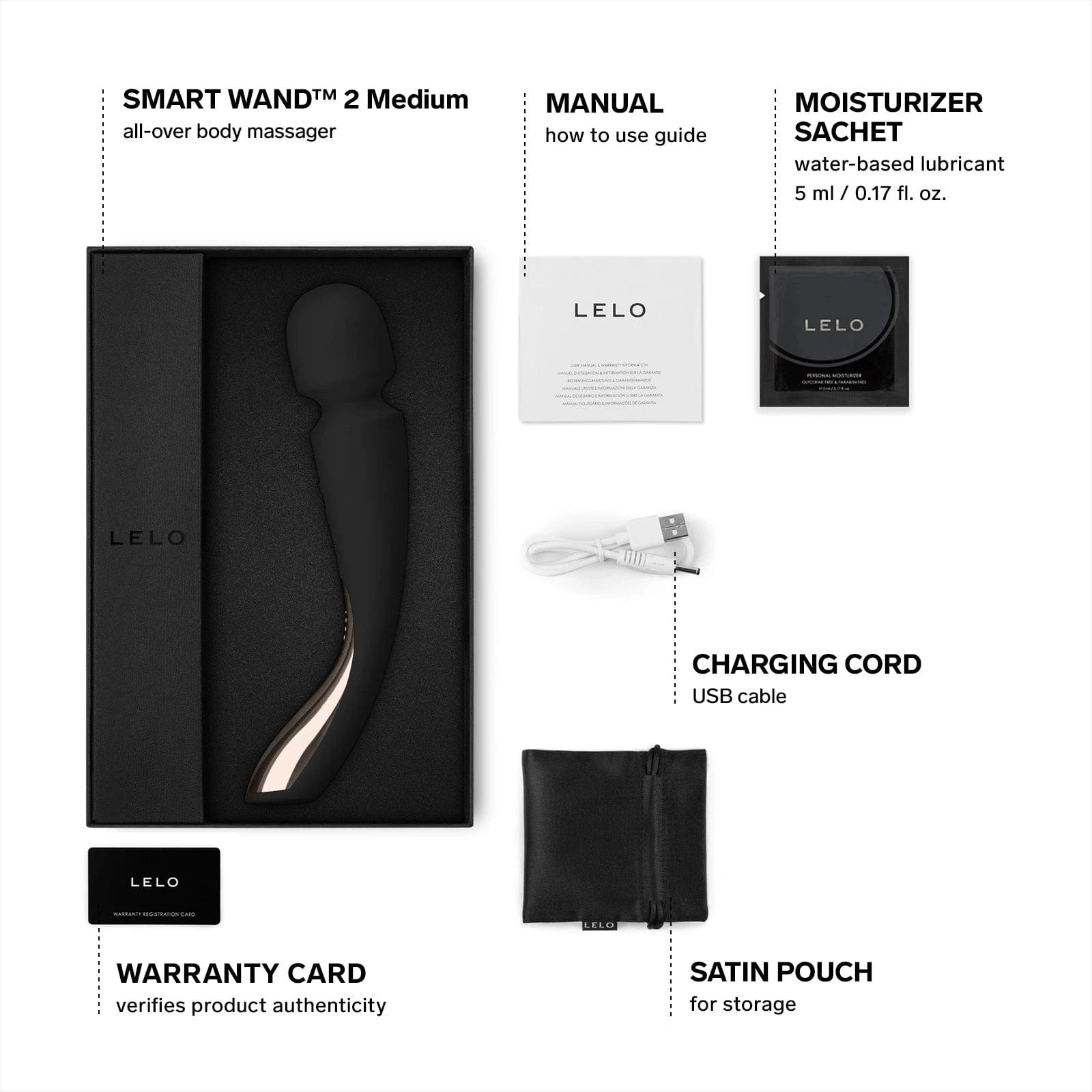 LELO Lelo Smart Wand 2 Medium Wand Massager