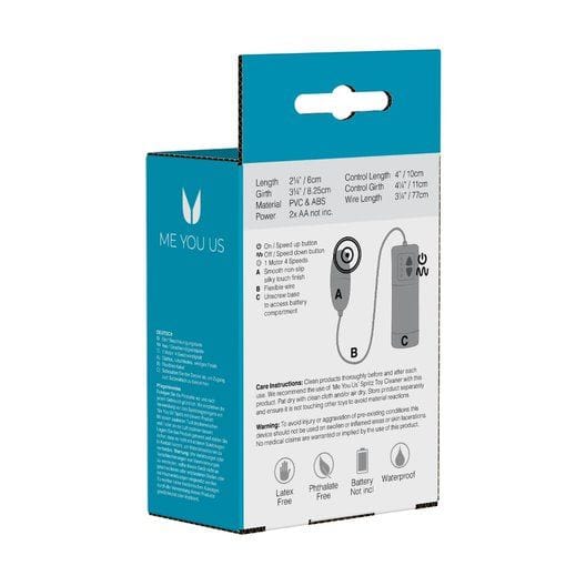 Me You Us Aqua Silk Vibrating Bullet Love Egg