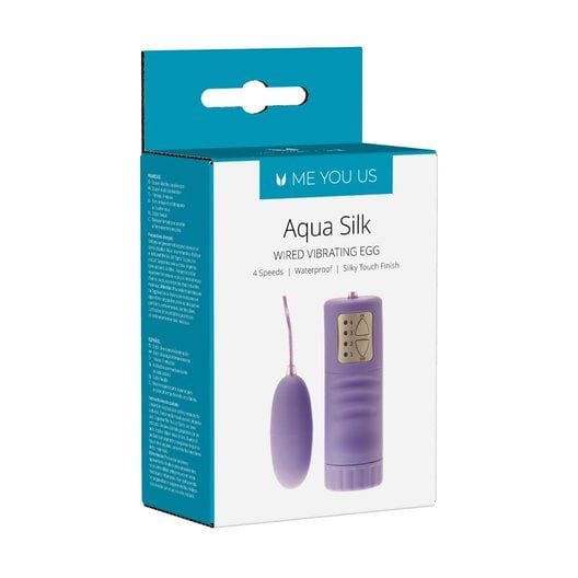 Me You Us Aqua Silk Vibrating Bullet Love Egg