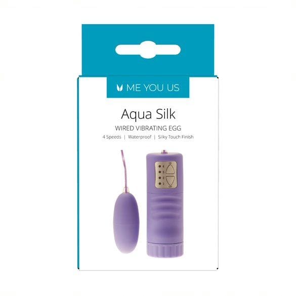 Me You Us Aqua Silk Vibrating Bullet Love Egg