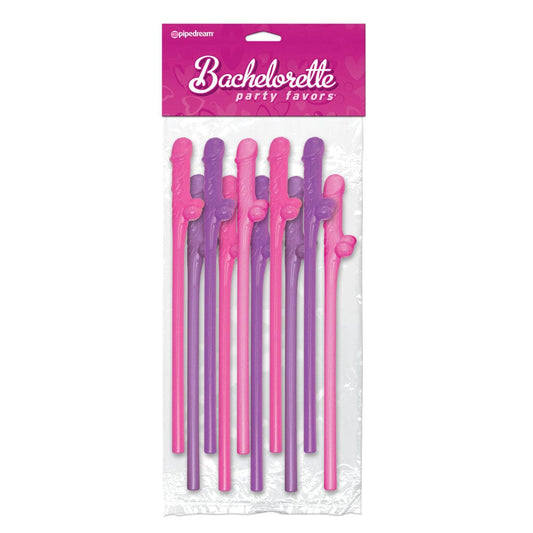 PipeDream Bachelorette Party Favors 10 Pecker Straws Novelties