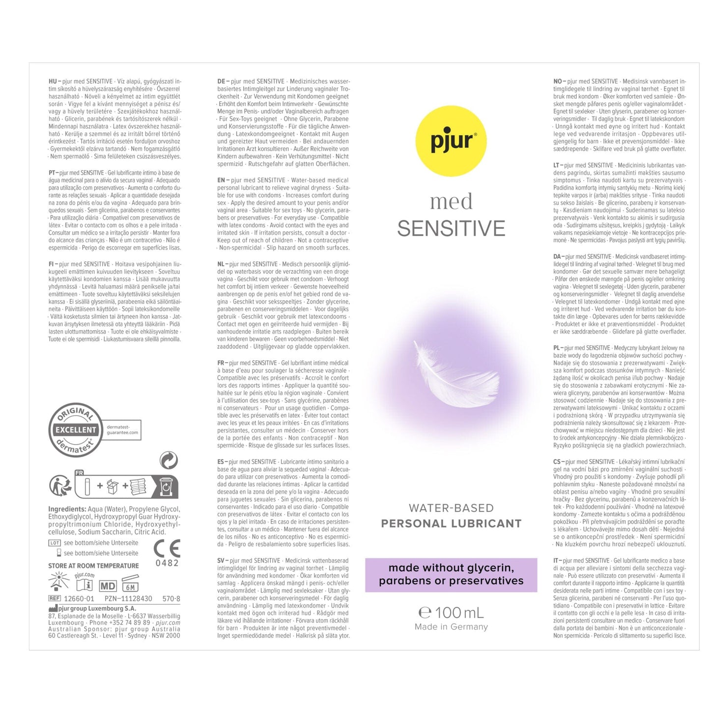 Pjur Pjur Med Sensitive Lubricant