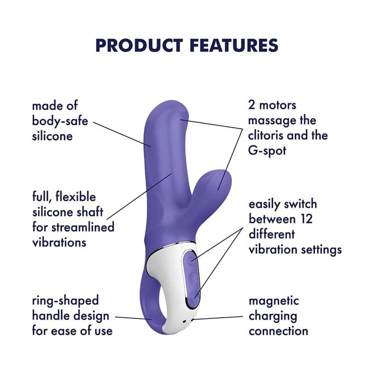 Satisfyer Satisfyer Vibes Magic Bunny G-Spot Vibrator