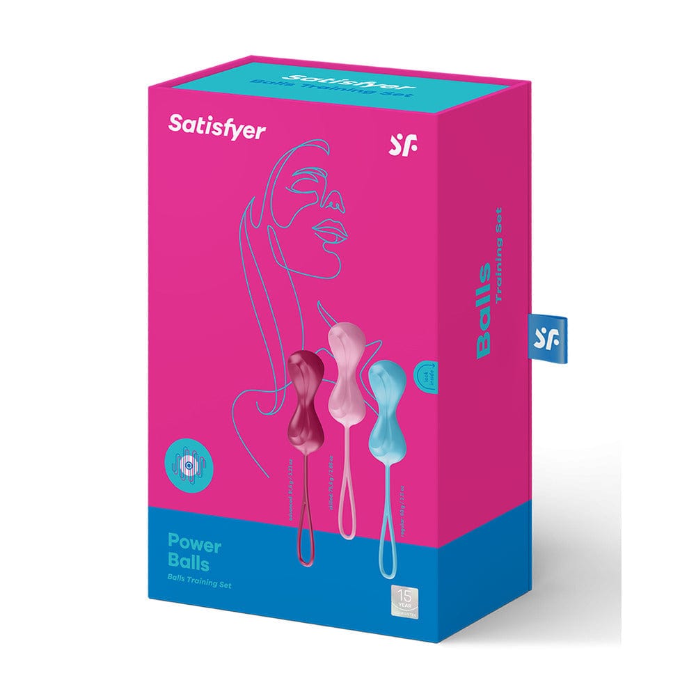 Satisfyer Satisfyer Set Of 3 Orgasm Balls With Moving Inner Balls Orgasm Balls