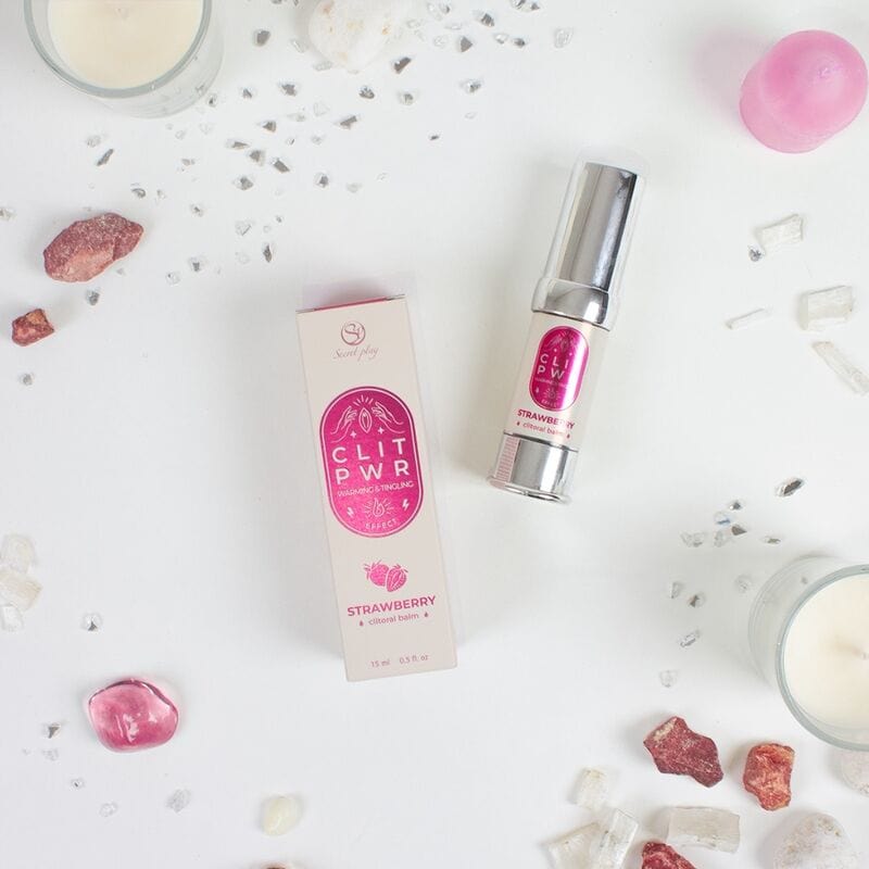Secret Play CLIT PWR Strawberry clitoral balm Liquid Vibrator