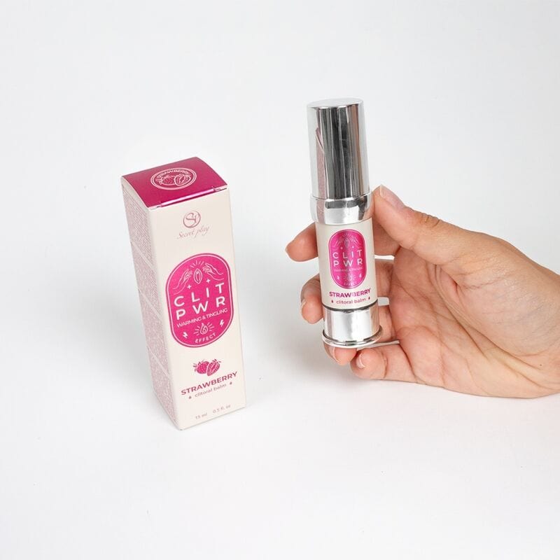 Secret Play CLIT PWR Strawberry clitoral balm Liquid Vibrator