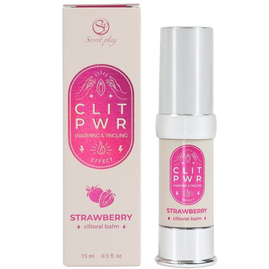 Secret Play CLIT PWR Strawberry clitoral balm Liquid Vibrator
