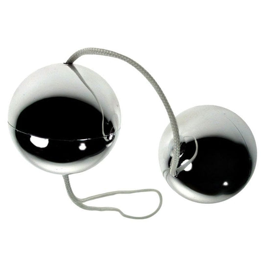 Seven Creations Vibratone Silver Duo Balls Orgasm Balls