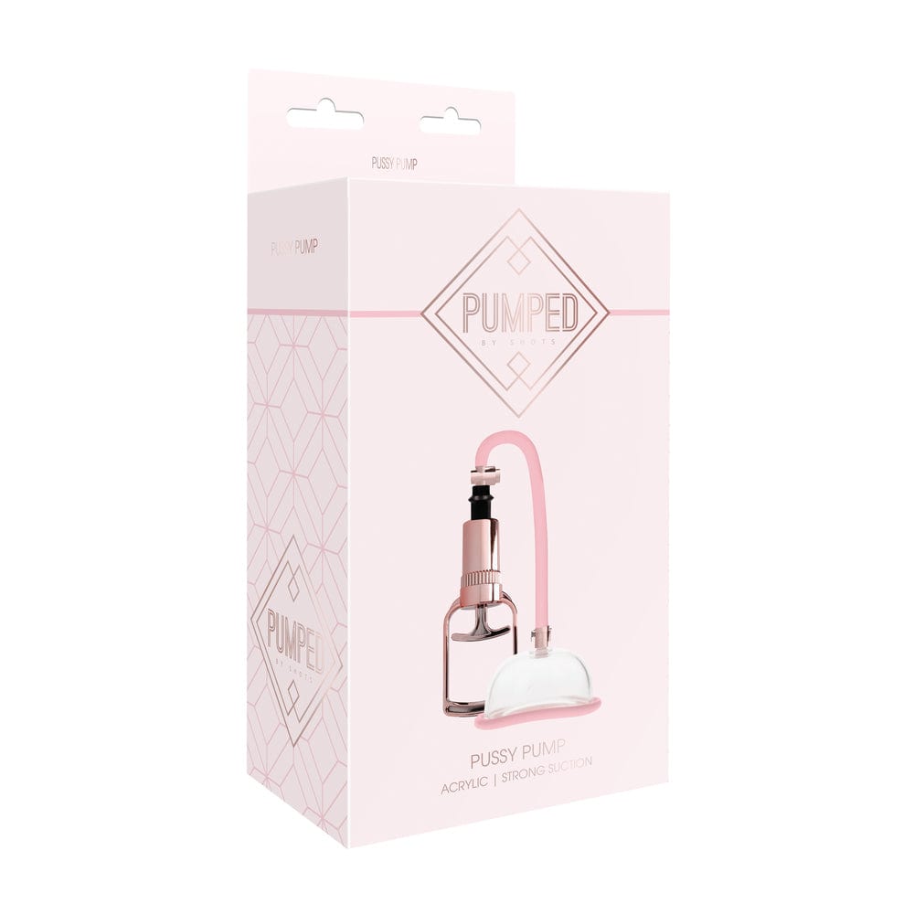 Shots Toys Pumped Pussy Pump Rose Gold Female Pump