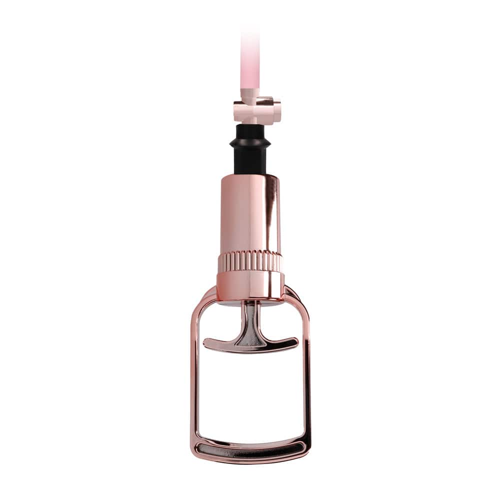 Shots Toys Pumped Pussy Pump Rose Gold Female Pump