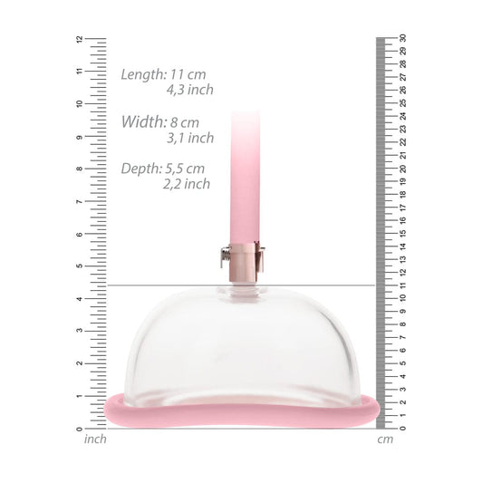 Shots Toys Pumped Pussy Pump Rose Gold Female Pump