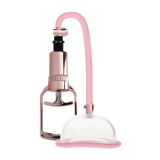 Shots Toys Pumped Pussy Pump Rose Gold Female Pump