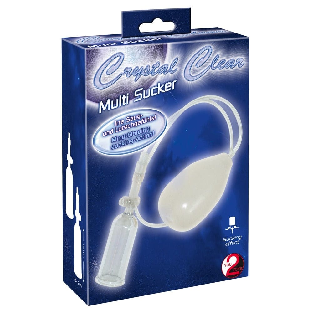 You2Toys Crystal Clear Multi Female Sucker Female Pump